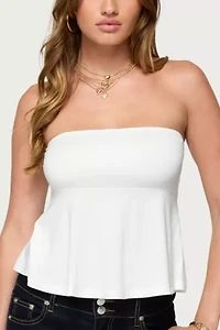 Edikted Beaux Strapless Babydoll Top