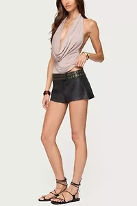Edikted Dylan Cowl Neck Halter Top