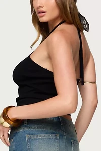 Edikted Hollis Knit Halter Top