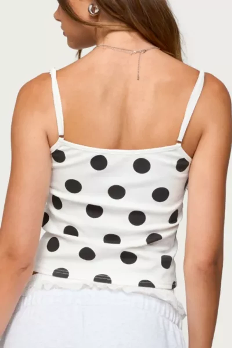 Edikted Lynne Polka Dot Tank Top
