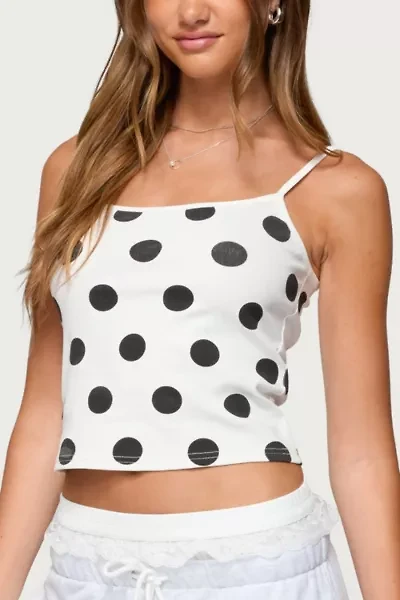 Edikted Lynne Polka Dot Tank Top