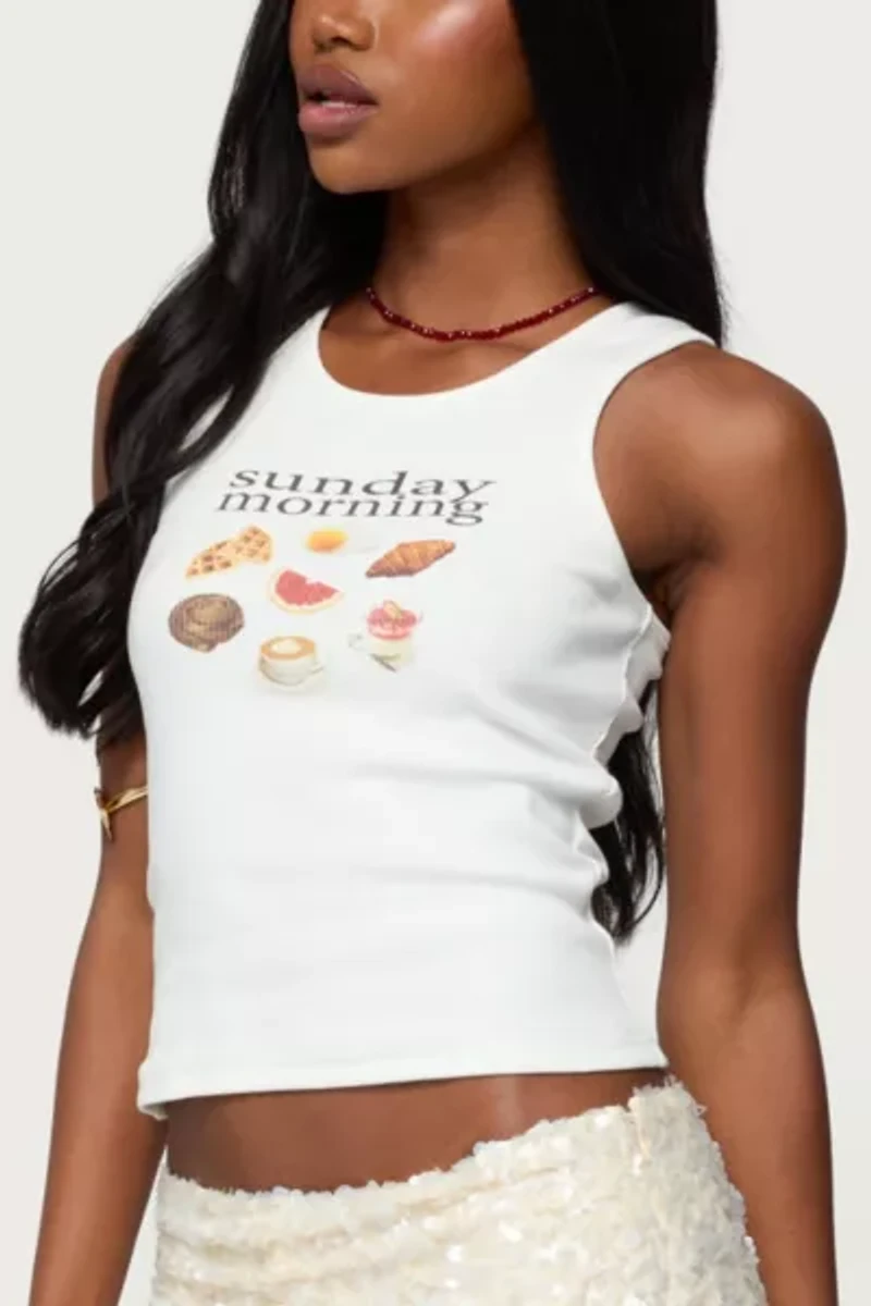 Edikted Sunday Morning Tank Top
