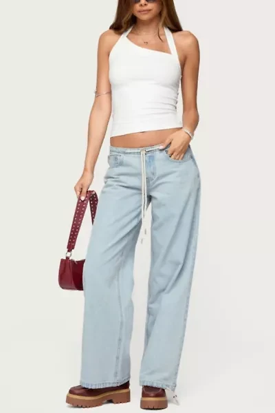 Edikted Meggie Low Rise Jeans