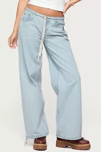 Edikted Meggie Low Rise Jeans