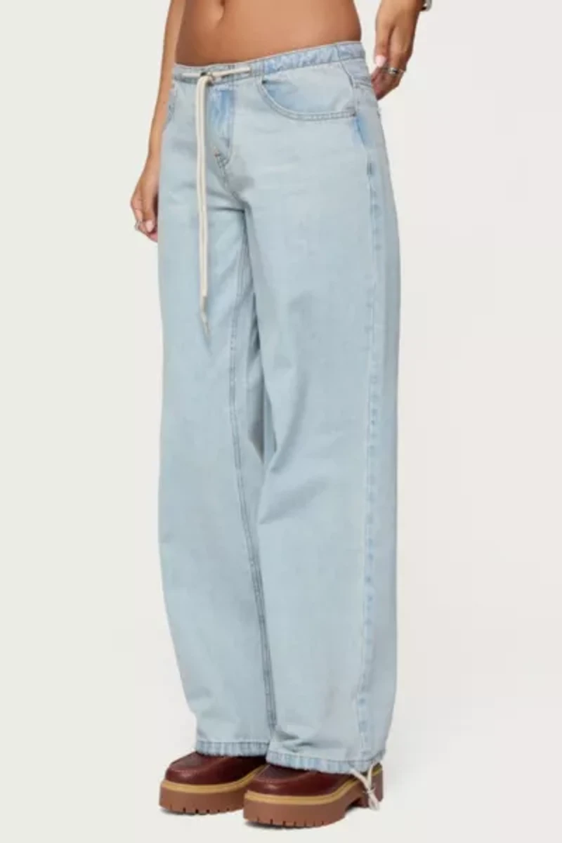 Edikted Meggie Low Rise Jeans