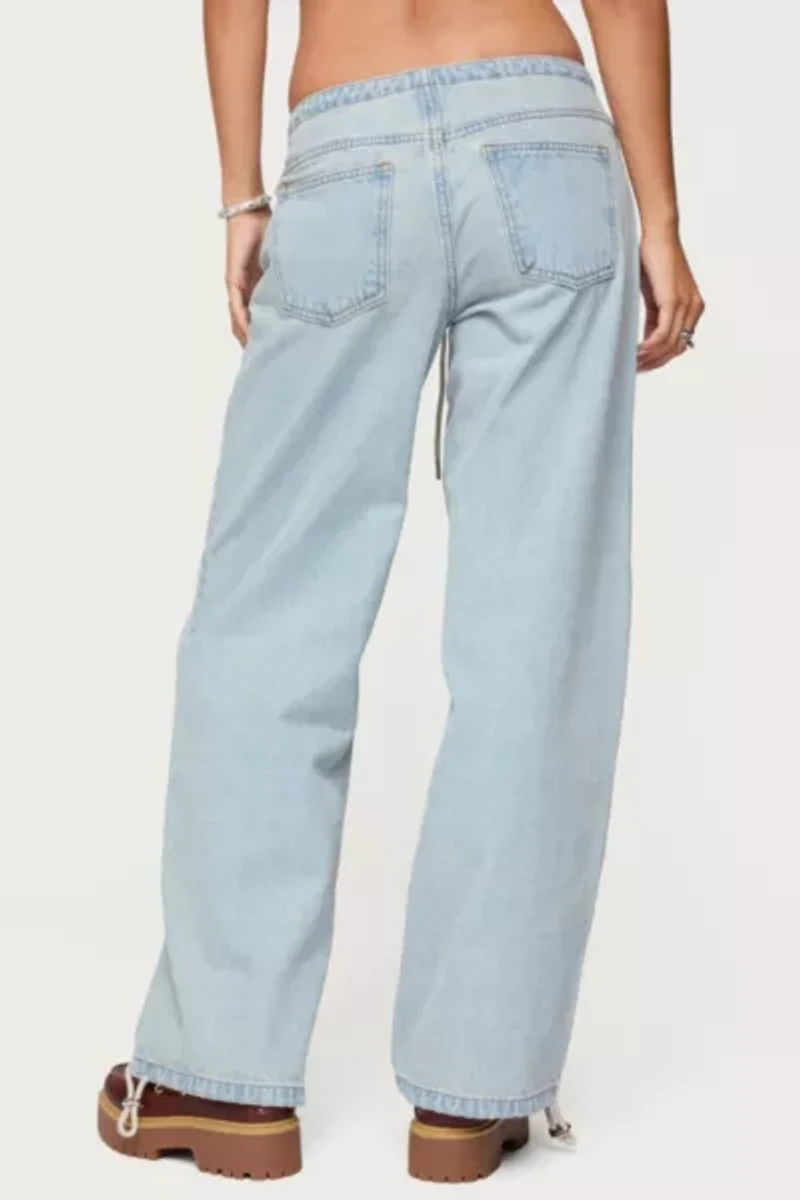 Edikted Meggie Low Rise Jeans