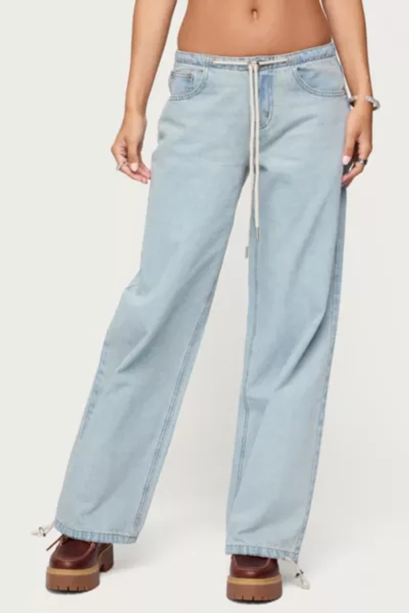 Edikted Meggie Low Rise Jeans