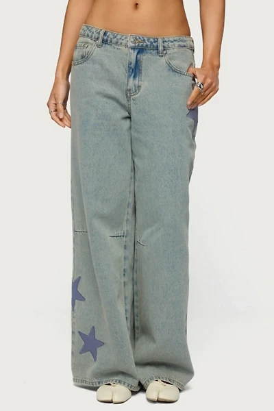 Edikted Trish Stars Low Rise Jean