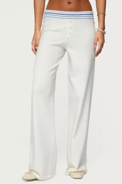 Edikted Miya Stripey Knit Pants
