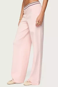 Edikted Miya Stripey Knit Pants