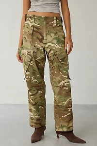 Vintage By UO Baggy Camo Pant