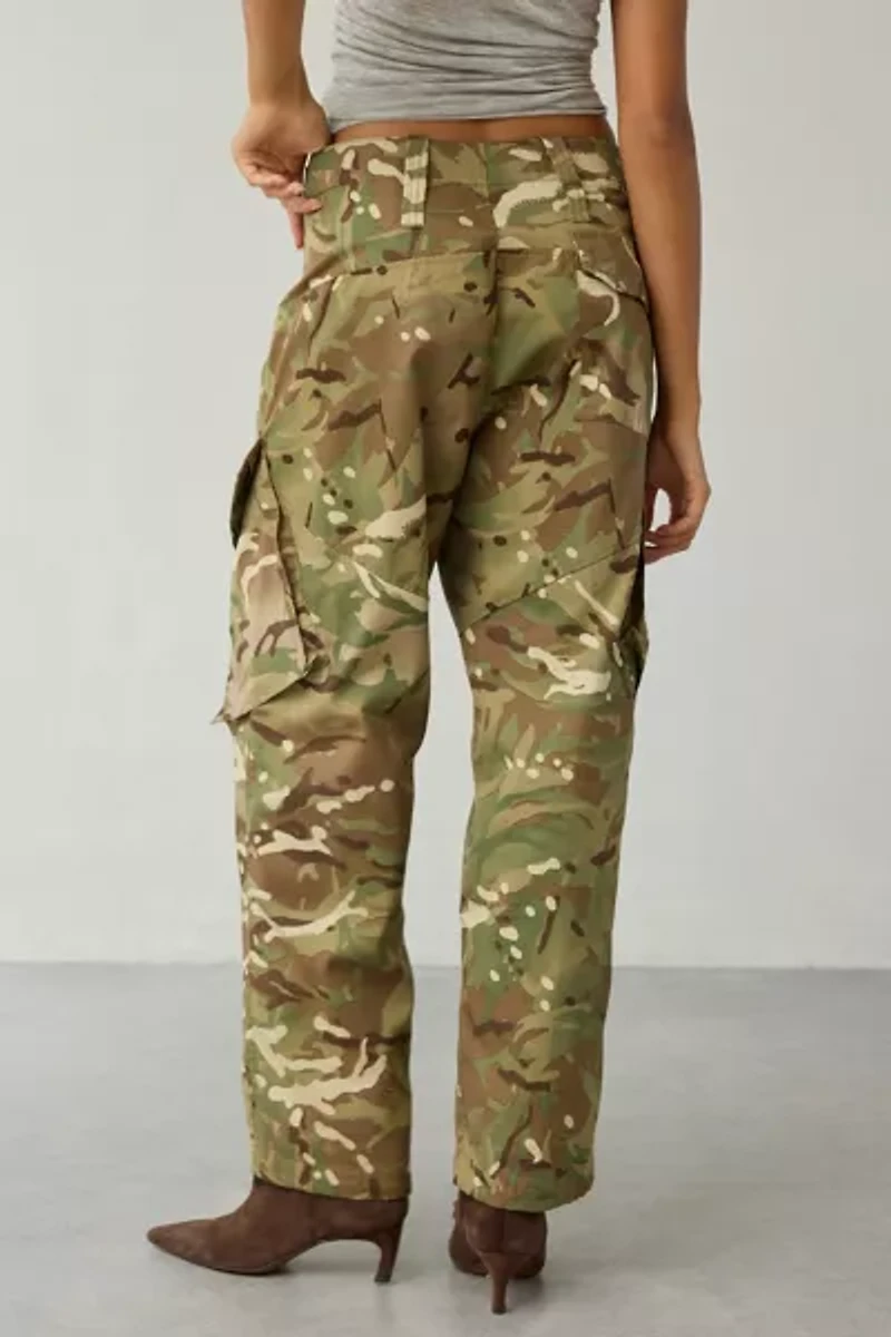 Vintage By UO Baggy Camo Pant