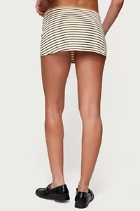 Edikted Brena Striped Mini Skort