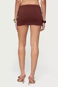 Edikted Neri Beaded Belt Mini Skirt