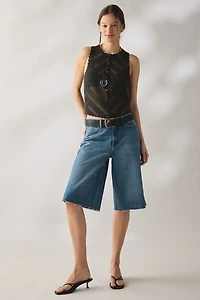 Wrangler Low-Rise Denim Jort