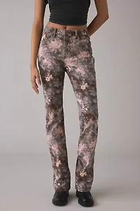Wrangler Printed High-Rise Bootcut Jean
