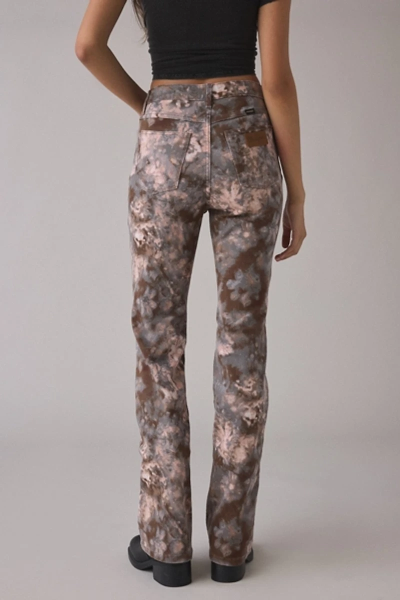 Wrangler Printed High-Rise Bootcut Jean