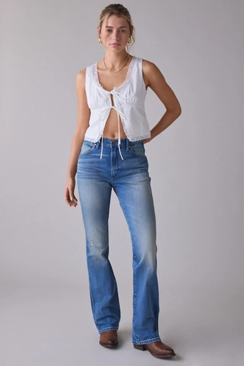 Wrangler Wrancher Driftwood Dust Mid-Rise Boocut Jean