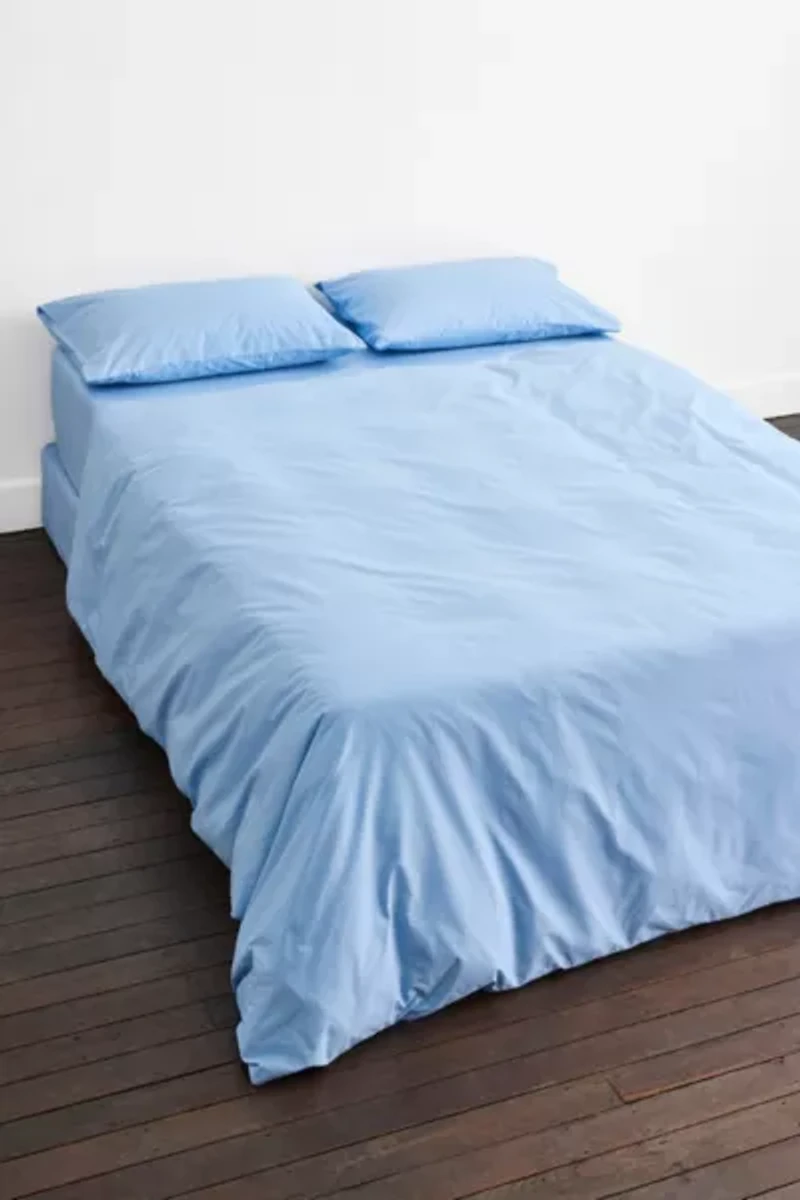 Bed Threads Organic Cotton Percale Duvet Cover