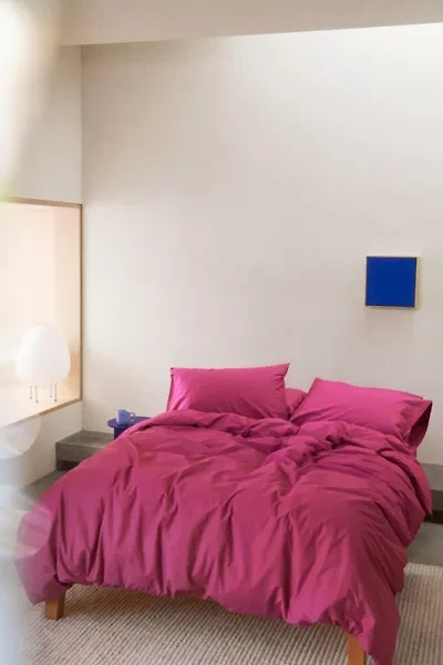 Bed Threads Organic Cotton Percale Duvet Cover
