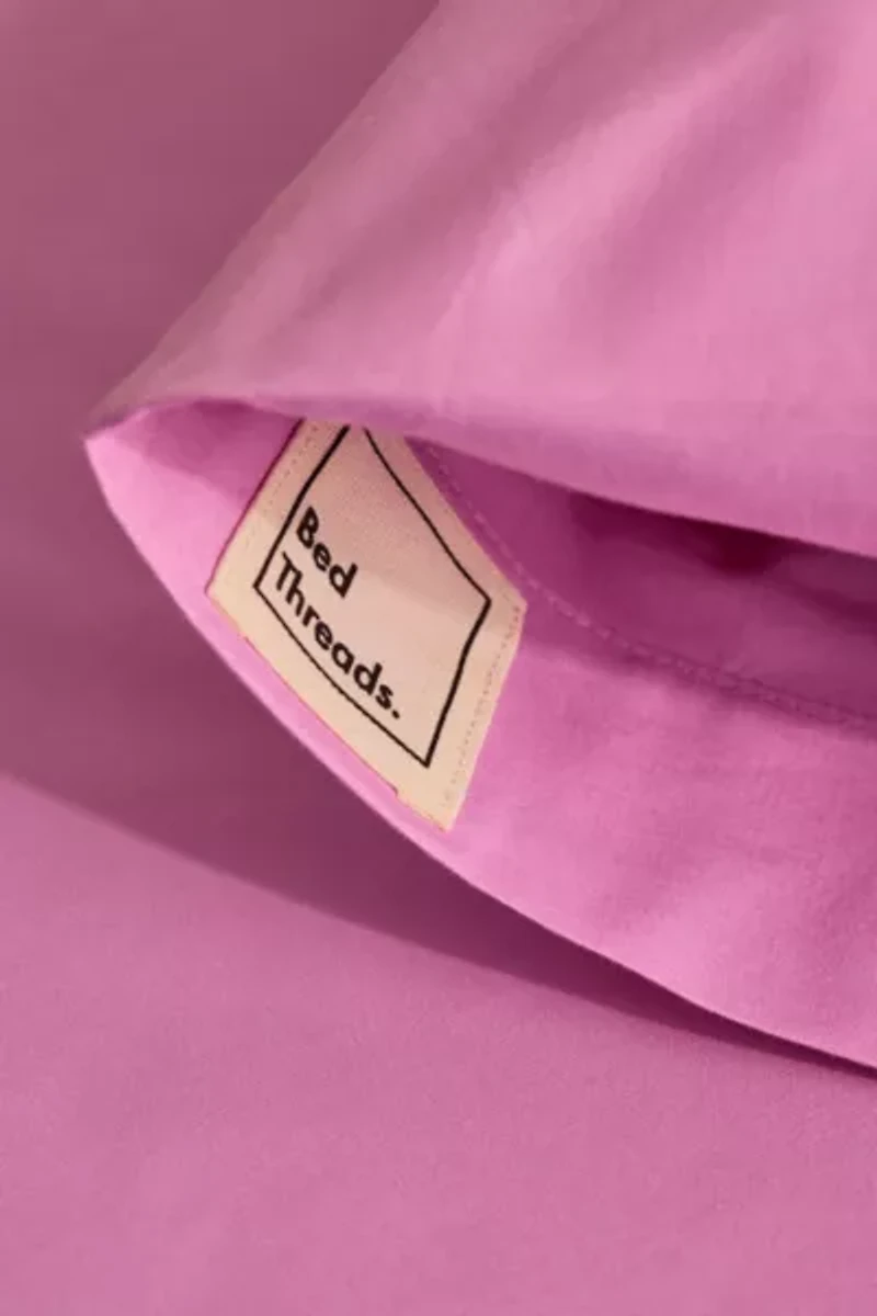 Bed Threads Organic Cotton Percale Pillowcase Set