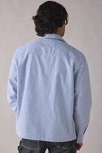 GUESS JEANS Zip Front Long Sleeve Shirt