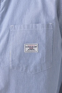 GUESS JEANS Zip Front Long Sleeve Shirt