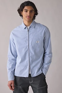 GUESS JEANS Zip Front Long Sleeve Shirt