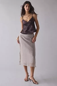 Motel Marinda Jacquard Plunging Babydoll Cami