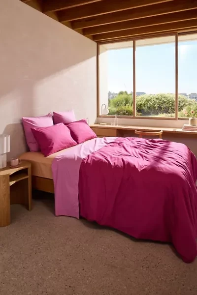 Bed Threads Organic Cotton Percale Sheet Set