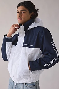 GUESS JEANS Colorblock Windbreaker Jacket