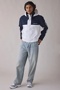 GUESS JEANS Colorblock Windbreaker Jacket