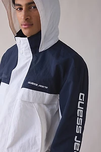 GUESS JEANS Colorblock Windbreaker Jacket