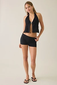 Motel Syrma Backless Tie Halter Neck Top