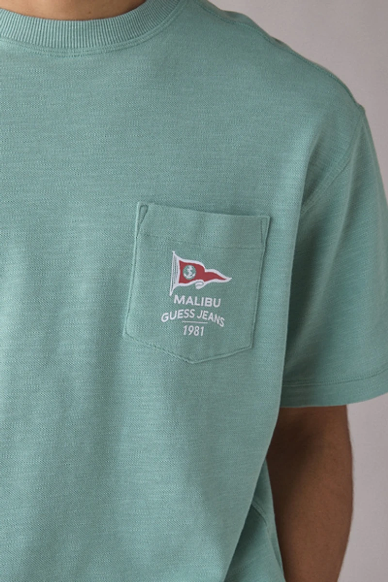 GUESS JEANS Boxy Cropped Tee