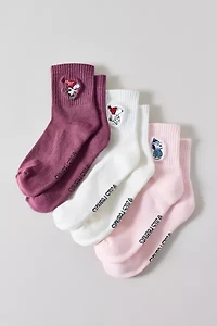 Peanuts Snoopy In Winter Crew Sock 3-Pack