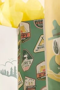 Peanuts Beagle Scouts Snoopy Gift Bag Set