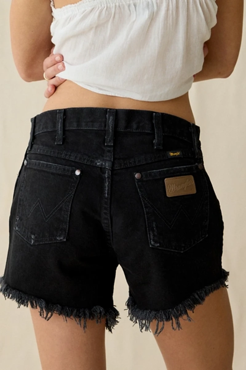 Wrangler Reworked High-Rise Denim Shorts