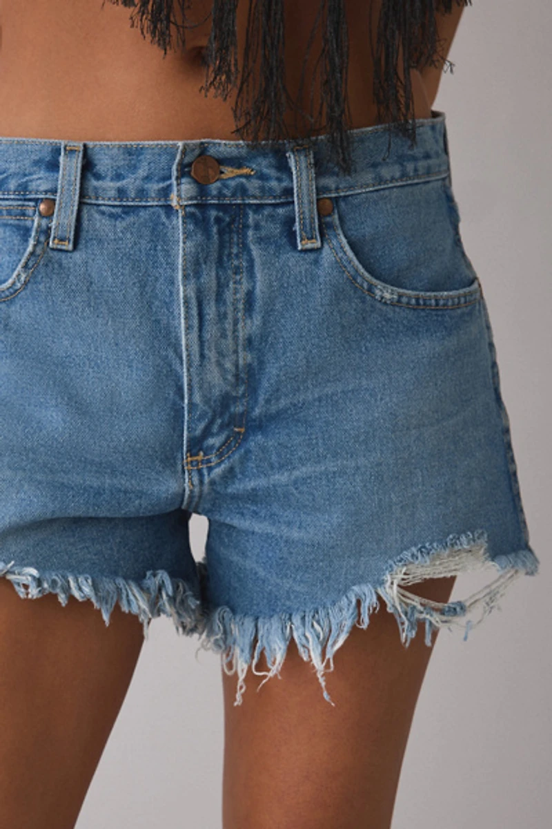Wrangler Reworked High-Rise Denim Shorts