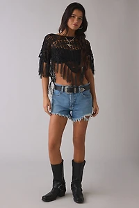 Wrangler Reworked High-Rise Denim Shorts