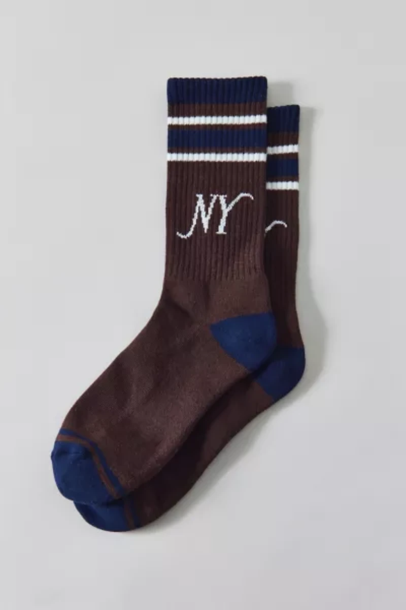 NY Athletic Stripe Crew Sock