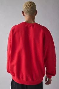 F1 White Car Graphic Crew Neck Sweatshirt