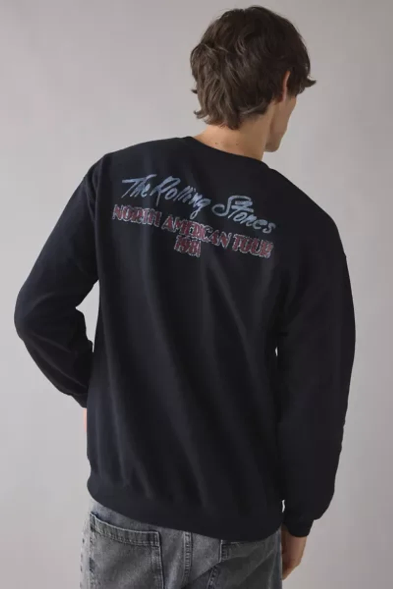 The Rolling Stones North America Crew Neck Sweatshirt