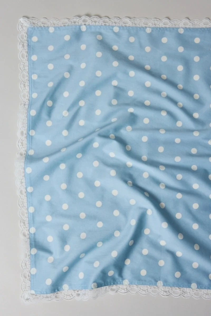 For Love & Lemons UO Exclusive Polka Dot Silky Scarf