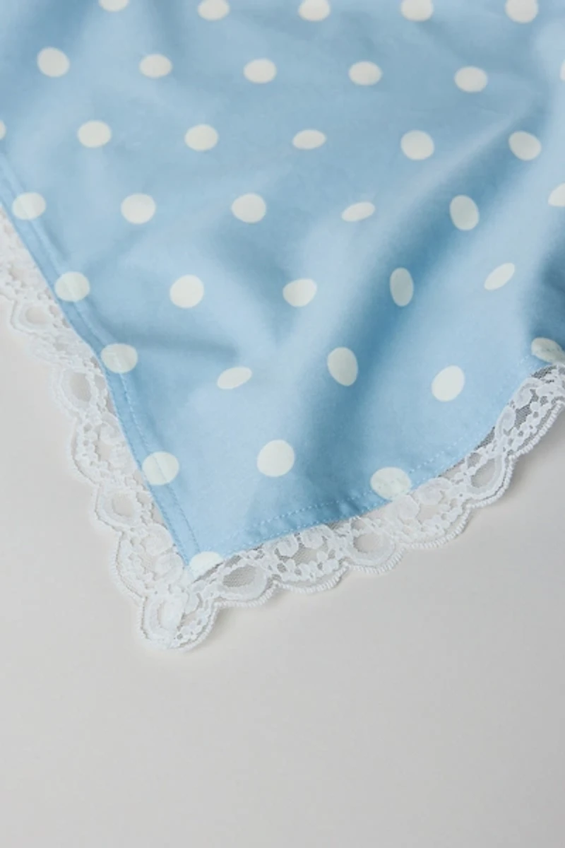 For Love & Lemons UO Exclusive Polka Dot Silky Scarf