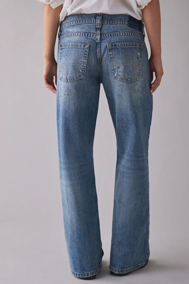 BDG Kayla Paint Splatter Low-Rise Jean