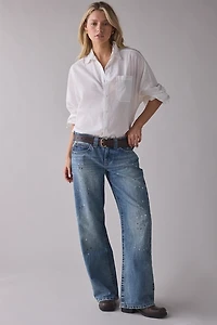 BDG Kayla Paint Splatter Low-Rise Jean