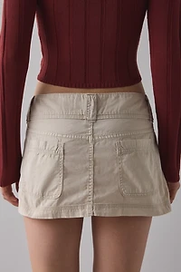 BDG Trail Star Utility Low-Rise Micro Mini Skirt