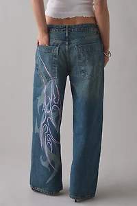 BDG Jaya Stencil Graphic Baggy Boyfriend Jean