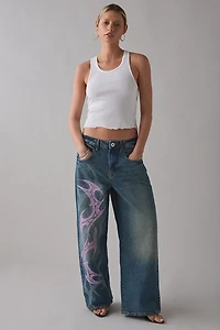BDG Jaya Stencil Graphic Baggy Boyfriend Jean